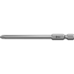 Wera				
			
			Screwdriver Power Bit, Phillips, PH 2 Tip, 1/4" Drive Size, 6" Length
			
						
				Part No.: 05059786001			
			 | 
			
			
				SKU: WER05059786001